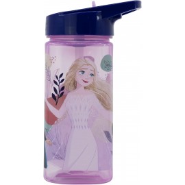 Borraccia con Beccuccio Ripiegabile Frozen Disney - 410ml per Scuola e Tempo Libero