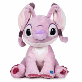 Peluche Angel Lilo & Stitch 20 cm Rosa con Suono Disney - Morbido Pupazzo per Bambini