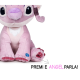 PELUCHE ANGEL LILO & STITCH 20CM ROSA CON SUONO DISNEY PUPAZZO