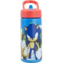 Borraccia con Beccuccio Ripiegabile Sonic - 410 ml per Scuola e Tempo Libero