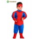 Costume Spiderman Bambino con Muscoli Imbottiti - Vestito Carnevale e Travestimento per Bambini 13-36 Mesi