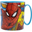 Tazza in Plastica per Microonde Spiderman Marvel 350ml – Mug Uomo Ragno per Scuola e Tempo Libero