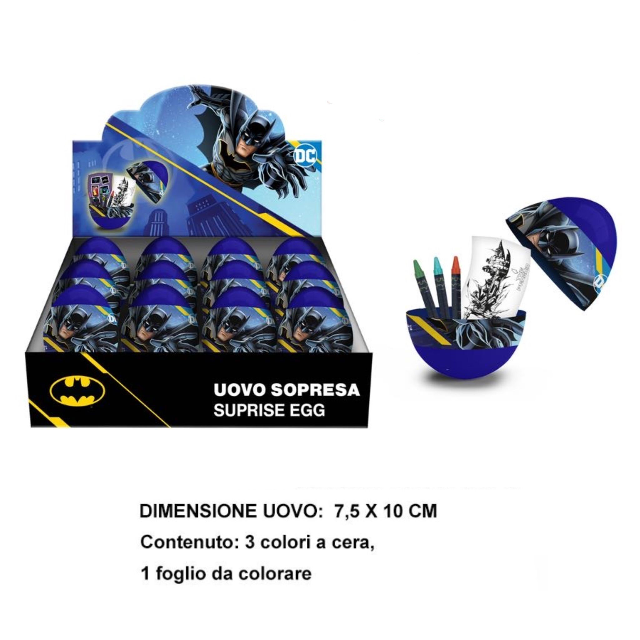 Uovo sorpresa Spiderman Marvel con colori e fogli da colorare Gadget  Compleanno Bambini - Non Solo Disney