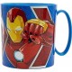 Tazza in Plastica Avengers Marvel 350ml - Microonde e Lavastoviglie, Ideale per Scuola e Tempo Libero