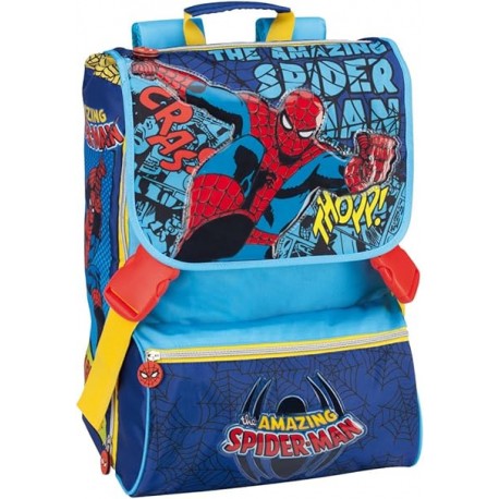 Zaino Estensibile Marvel Spiderman per Scuola e Tempo Libero - Bambino - CM.41x31x20