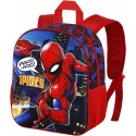 Zaino Scuola Spiderman Marvel Zaino 3D Piccolo - Rosso - 26 x 31 cm - Capacità 8,5 L