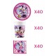 Coordinato per Feste Compleanno Minnie Mouse - Kit Party Bambina