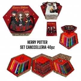 Harry PotterSet di Cancelleria: 42 pz Tutto il Necessario per l'Avventura Creativa Scuola e Temp Libero Bambini!