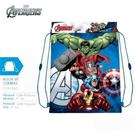 Sacca Zaino Sport Avengers Marvel con Chiusura a Coulisse - Borsa per Tempo Libero e Palestra 41x30 cm"