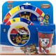 "Set Pappa 5 Pezzi - Piatti, Bicchiere e Posate - Grafica Paw Patrol Scuola E tempo Libero"