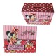 "Salvadanaio Disney Minnie in Legno - Rettangolare 14x11 cm - Design Rosso e Rosa"