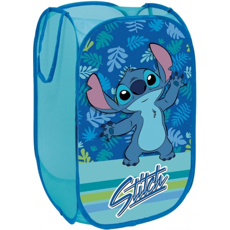 Contenitore Organizer Rettangolare in Tessuto Disney Lilo & Stitch - 36x36x58 cm