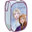 Contenitore Organizer in Tessuto Frozen Disney Anna & Elsa - 36 x 36 x 58 cm