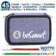 .ASTUCCIO SCUOLA  TRIPLO 18+18 GIOTTO YORK NERO BE SMART PORTACOLORI 3 CERNIERE COMPLETO 45 PZ