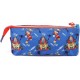 Astuccio Bustina Porta Colori Mickey Disney - 3 Scomparti con Cerniera