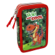 Astuccio Scuola 3D Dinosauri Multiscomparto 3 Zip - Portacolori Pennarelli Giotto