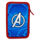 ASTUCCIO SCUOLA 44 PZ. MULTISCOMPARTO AVENGERS MARVEL 3 ZIP/CERNIERE PORTA COLORI GIOTTO CM. 20X13X6