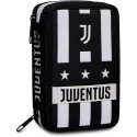 Astuccio Scuola 33 Pz. Multiscomparto Juventus con 3 Zip - Colori Giotto - Prodotto Ufficiale