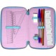 Astuccio Scuola Multiscomparto 44 Pz. Principesse Disney con 3 Zip - Aurora, Belle, Cenerentola