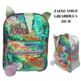 Zaino  Scuola Asilo Paytoy Glamour Unicorno Glitterato - 35 cm