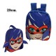 Zaino Asilo 3D Disney Ladybug Borsa Scuola - Zainetto per Bambina 32 cm