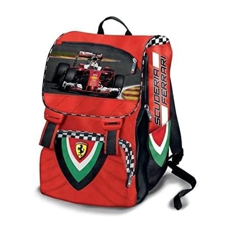 Zaino Scuola Estensibile Ferrari Ufficiale 45 cm - Urban Collection