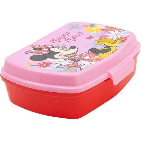 PORTAMERENDA MINNIE MOUSE DISNEY TOPOLINA PORTAPRANZO SCUOLA TEMPO LIBERO