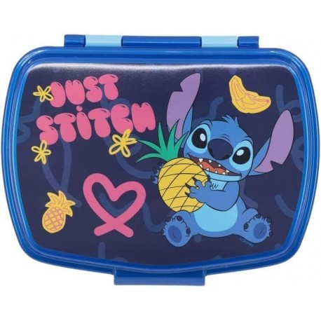 Stitch Lunch Box scatola colazione porta PRANZO MERENDA sandwich scuola 17x14x6 cm