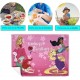 Tovaglietta in Tessuto Principesse Disney - Lavabile e Resistente al Calore, 40 x 30 cm