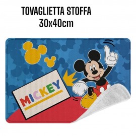 Tovaglietta in Tessuto Mickey Disney - 40x30 cm, Tovaglietta da Tavolo Resistente al Calore