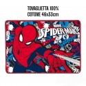 Tovaglietta pranzo cotone Marvel Avengers asciugamano bambini per asilo e scuola 40x33 cm