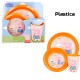 Set Pappa Plastica 3 Pezzi Peppa Pig - Piatto Fondo, Piatto Piano e Bicchiere