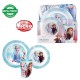 SET PAPPA FROZEN II ELSA ANNA OLAF 2 PIATTI + BICCHIERE BAMBINA