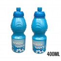 Borraccia Plastica Forza Napoli Sport con Beccuccio Retrattile - 400 ml per Scuola e Tempo Libero