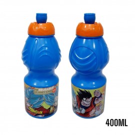 Borraccia Dragon Ball Z in Plastica con Beccuccio Retrattile - 400 ml per Scuola e Sport