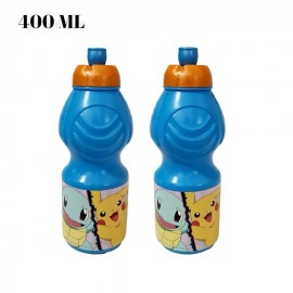 Borraccia Plastica Pokemon con Beccuccio Retrattile - 400 ml per Scuola e Sport