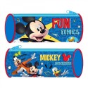 Astuccio Scuola Tombolino  Mickey Mouse Disney - Portacolori Cilindrico Premium per Bambini, 22x8x8 cm