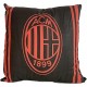 Cuscino Arredo AC Milan 40x40 cm - Rosso e Nero con Logo 1899 - Prodotto Ufficiale