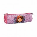 Astuccio Scuola Tombolino Principessa Sofia Disney - Portacolori Cilindrico Premium per Bambini (22x8x8 cm)