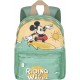 Zainetto Topolino Scuola Asilo-Materna per Bambini - Confortevole e Pratico con Tasca Frontale - 22x27x9cm, 5L