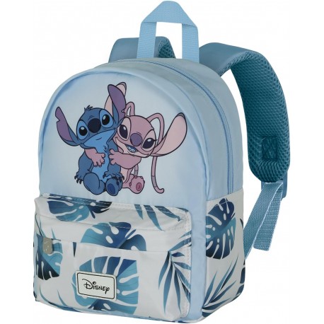 Zainetto Lillo & Stitch per Scuola e Asilo - Borsa per Bambini con Tasca Frontale, 22 x 27 x 9 cm, 5L