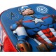 Zaino Scuola Asilo Trolley Capitan America Avengers 3D con Ruote e Manico Telescopico - 31 x 26 x 11 cm