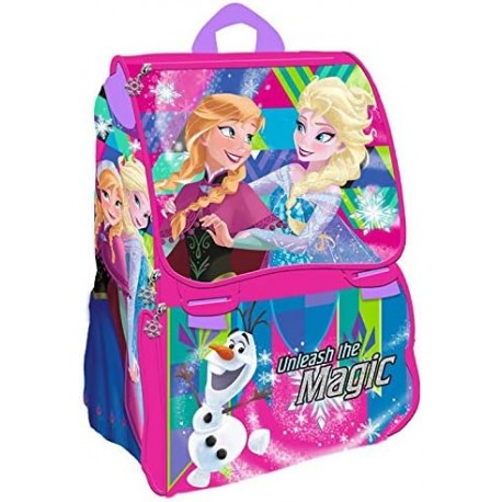 Zaino Scuola Estensibile Frozen Magic De Luxe Disney - 40x28x14 cm