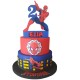  Torta Scenografica Finta Spiderman City Personalizzata - Decorazione Perfetta per Compleanni e Feste