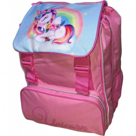 Zaino Estensibile Scuola Elementare Unicorno Deluxe - 40x28x14 cm