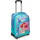 Zaino Scuola Trolley Seven La Sirenetta Ariel Disney - Capiente e Funzionale