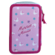 Astuccio Scuola Minnie Disney a Tre Piani con 43 Pezzi - Interno Completo con Colori Giotto