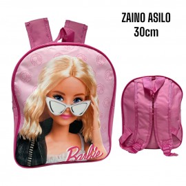 Zaino Scuola Asilo e Materna Barbie Rosa 30x26x10cm - Perfetto per le Piccole Principesse