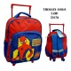 Zaino Trolley Asilo Spiderman Marvel 2 Ruote con Manico Allungabile - 30x24x17 cm