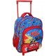 Zaino Scuola Trolley Cars Disney con Manico Allungabile - 2 Ruote, 30x24x17 cm